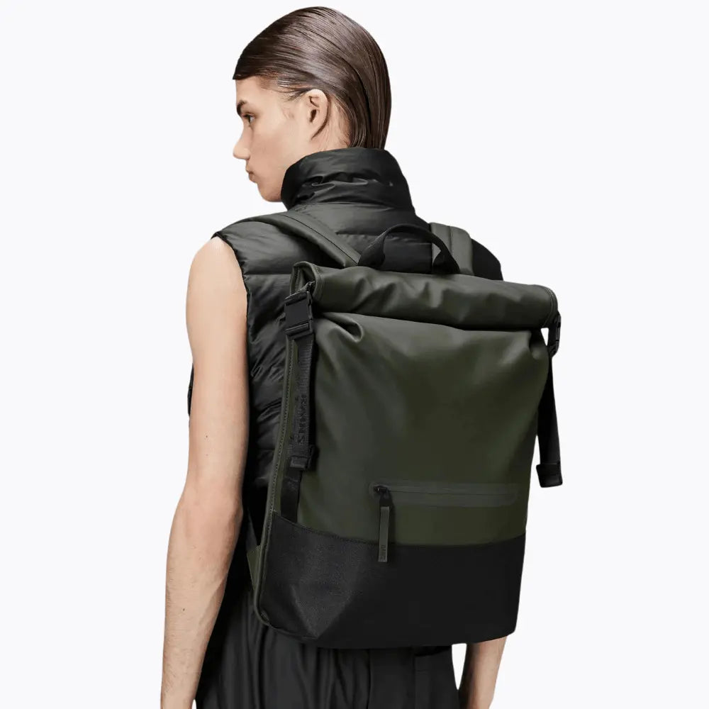 TRAIL ROLLTOP BACKPACK - GREEN