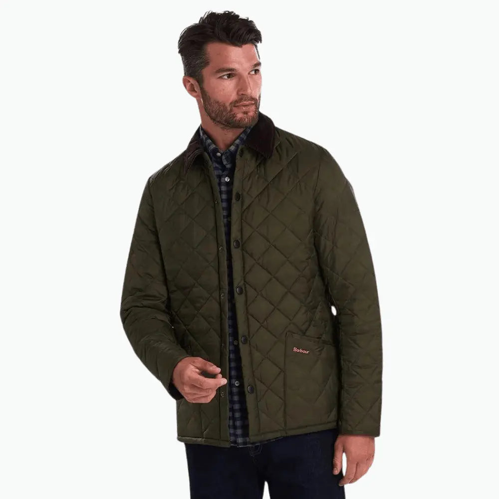 VESTE MATELASSÉE HERITAGE LIDDESDALE OLIVE