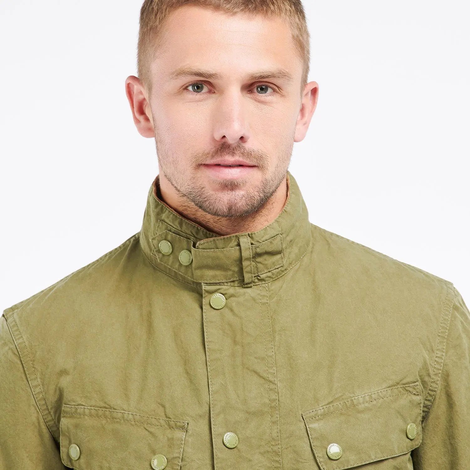 VESTE WASH DUKE DUSKY GREEN BARBOUR -  Klubb