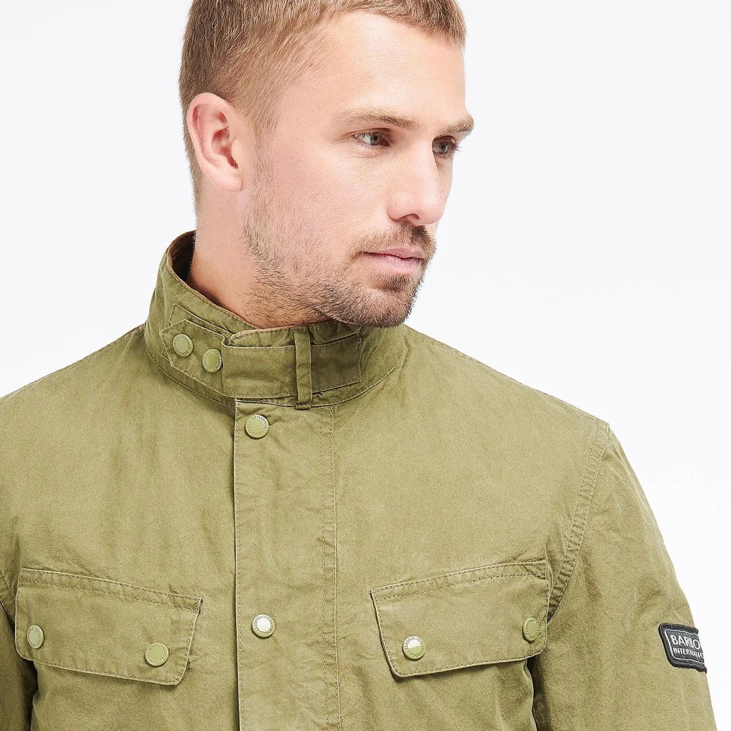 VESTE WASH DUKE DUSKY GREEN BARBOUR -  Klubb