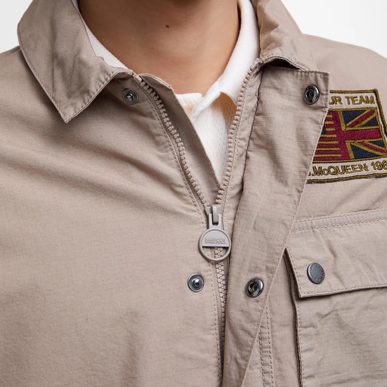 VESTE WORKERS CASUAL BEIGE BARBOUR INTERNATIONAL -  Klubb