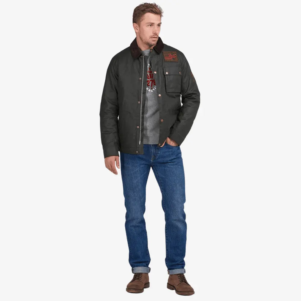 Mcqueen barbour jacket online