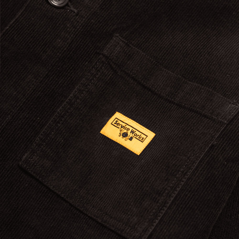 VESTE DE TRAVAIL CORDUROY - NOIR SERVICE WORKS -  Klubb