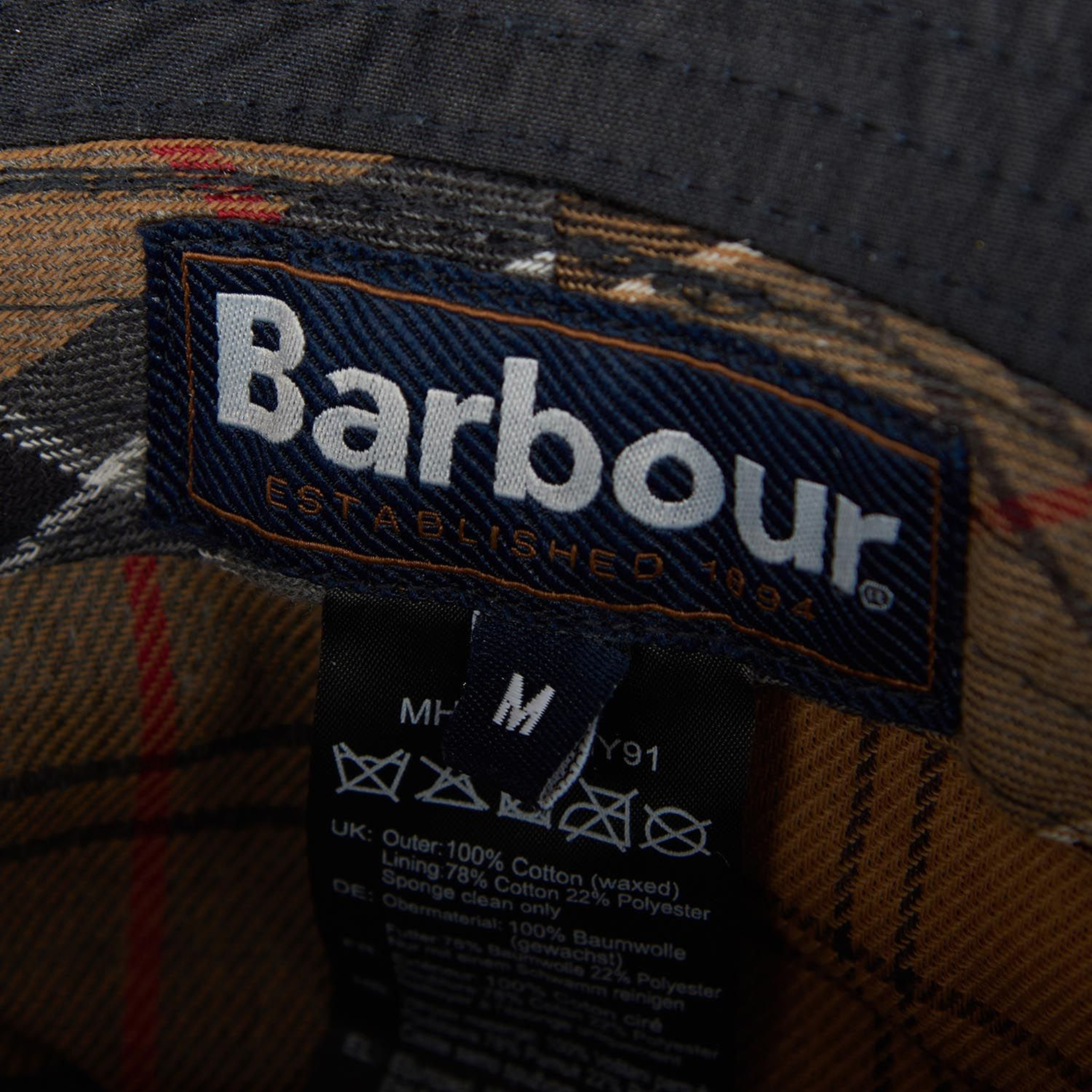 BOB WAX BUCKET - NAVY BARBOUR -  Klubb