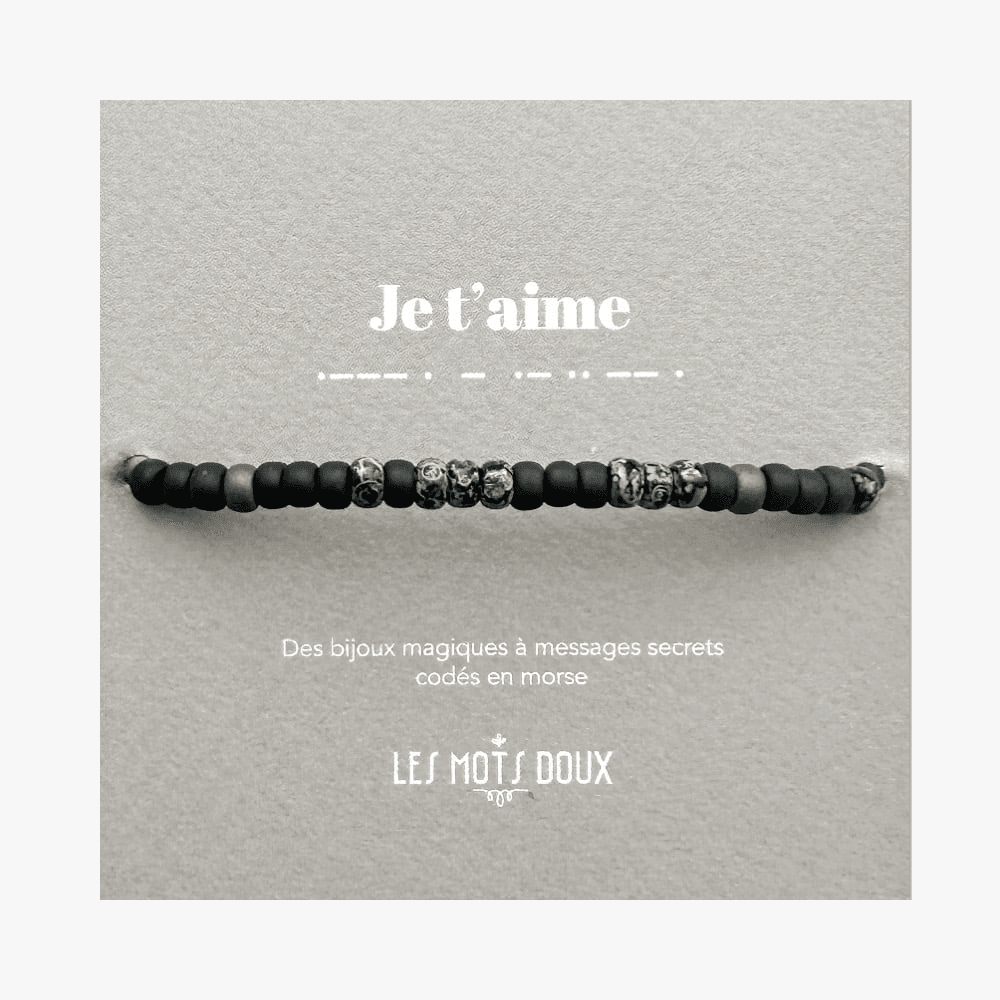 BRACELET BRACELET JE T'AIME - LES MOTS DOUX CHEZ Klubb LE MANS