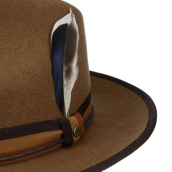 CHAPEAU FEDORA COGNAC