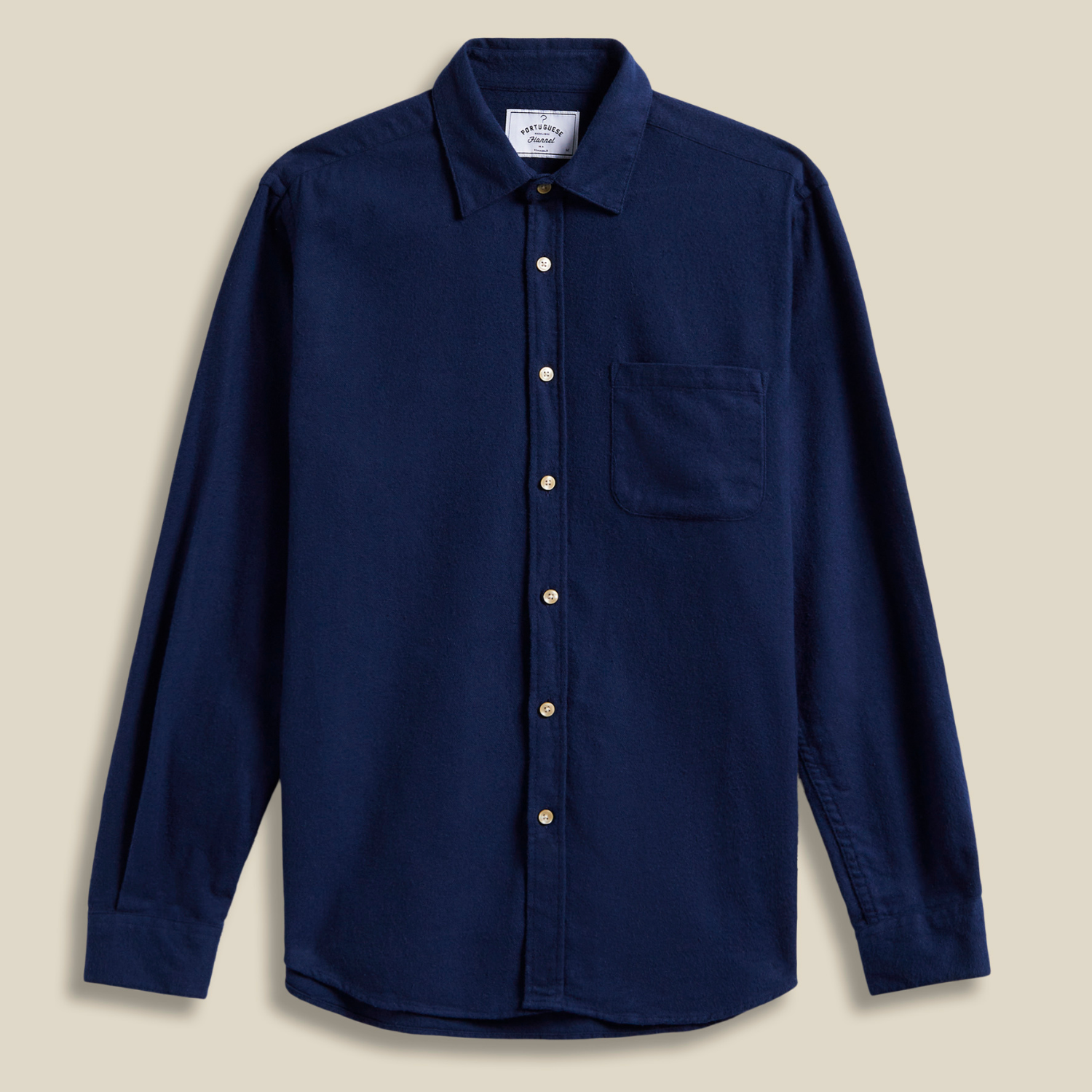 CHEMISE TECA NAVY PORTUGUESE FLANNEL -  Klubb