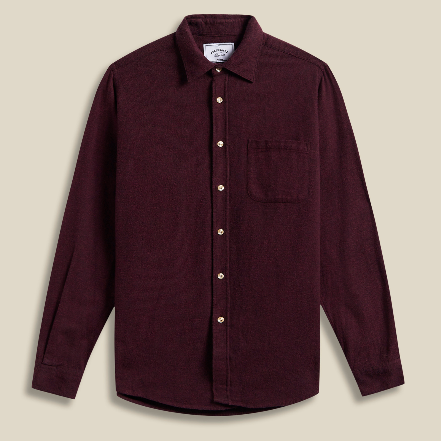 CHEMISE TECA BORDEAUX PORTUGUESE FLANNEL -  Klubb