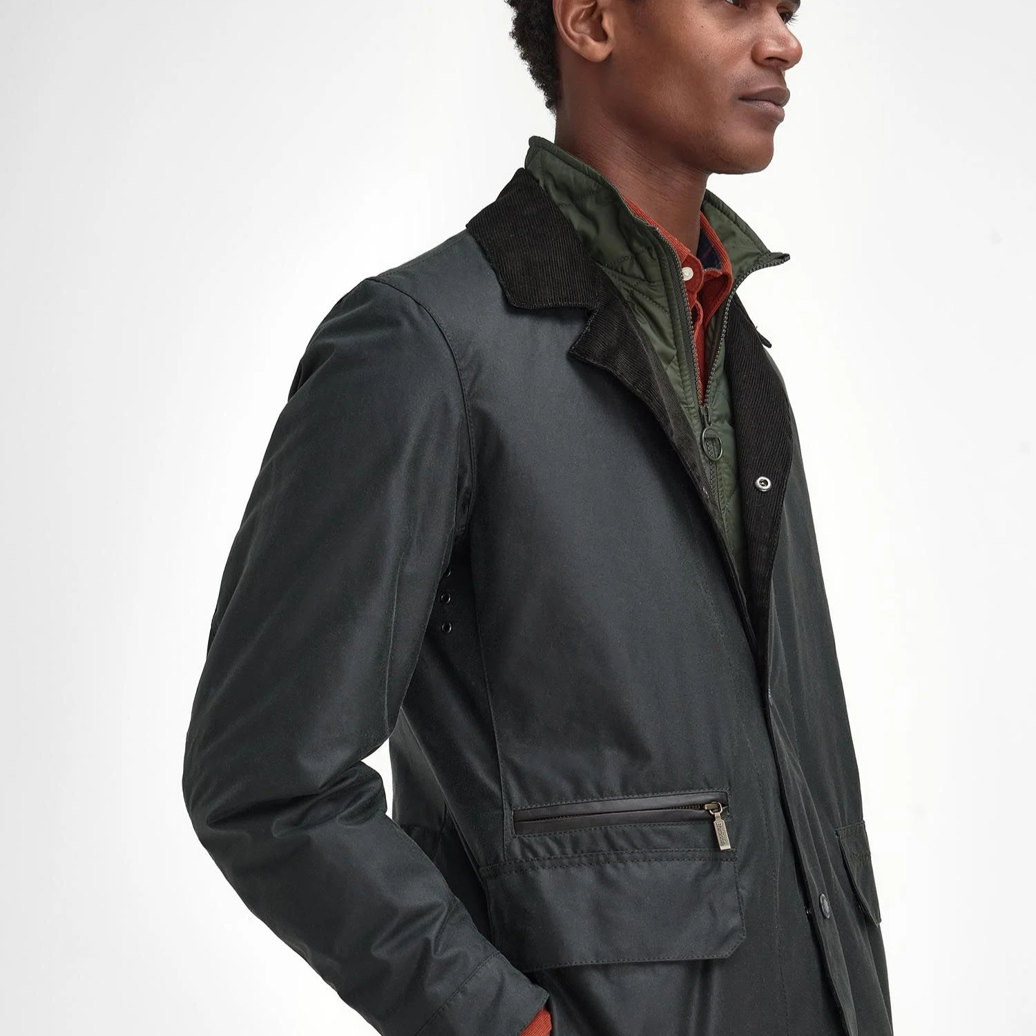 VESTE WAX CRASTER - SAGE BARBOUR -  Klubb