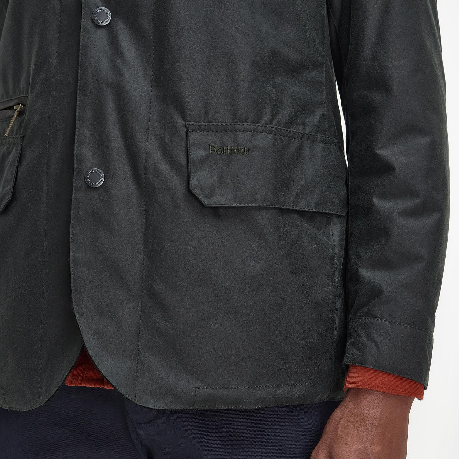 VESTE WAX CRASTER - SAGE BARBOUR -  Klubb