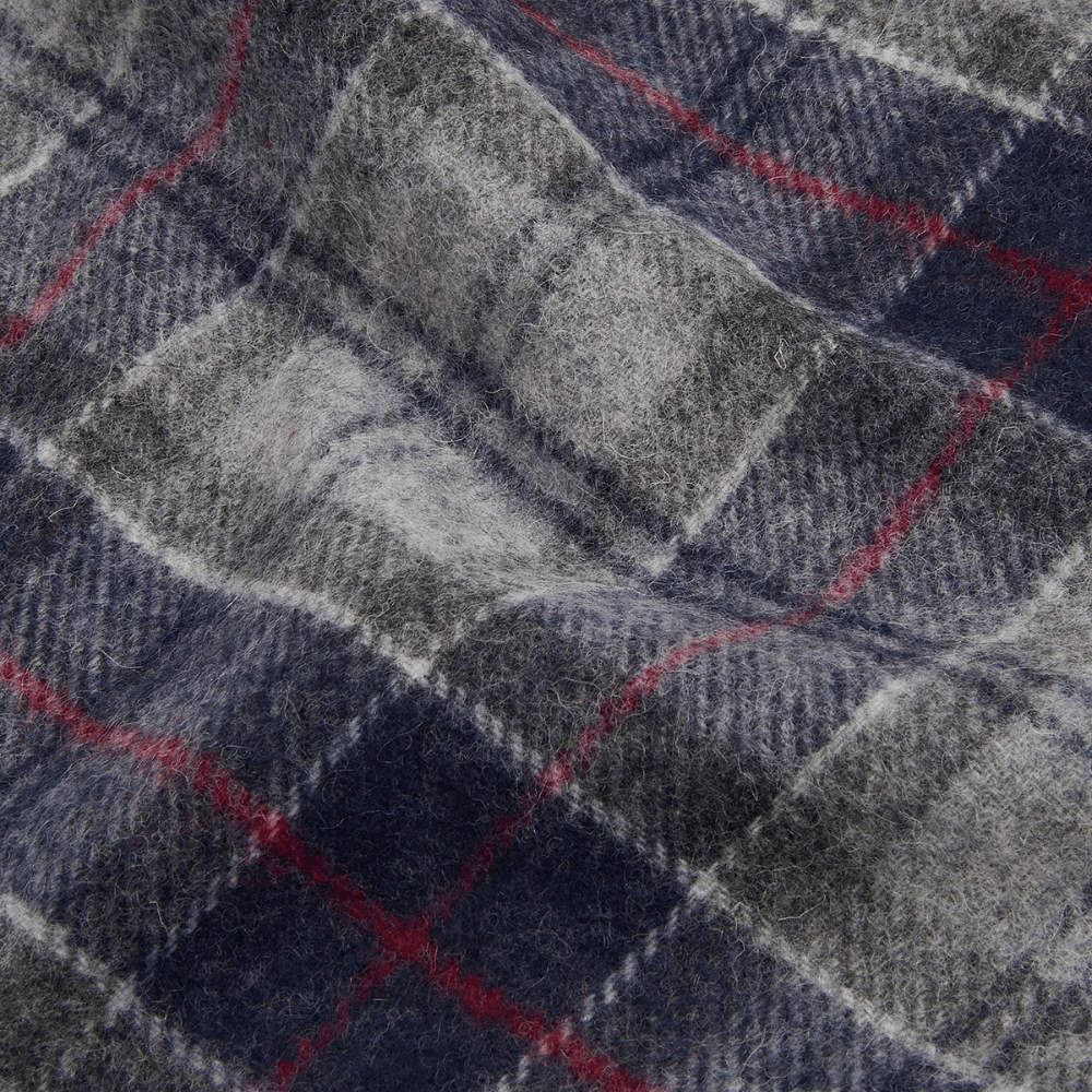 ÉCHARPE TARTAN GRIS