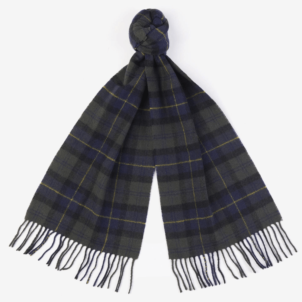 ÉCHARPE TARTAN BLEU