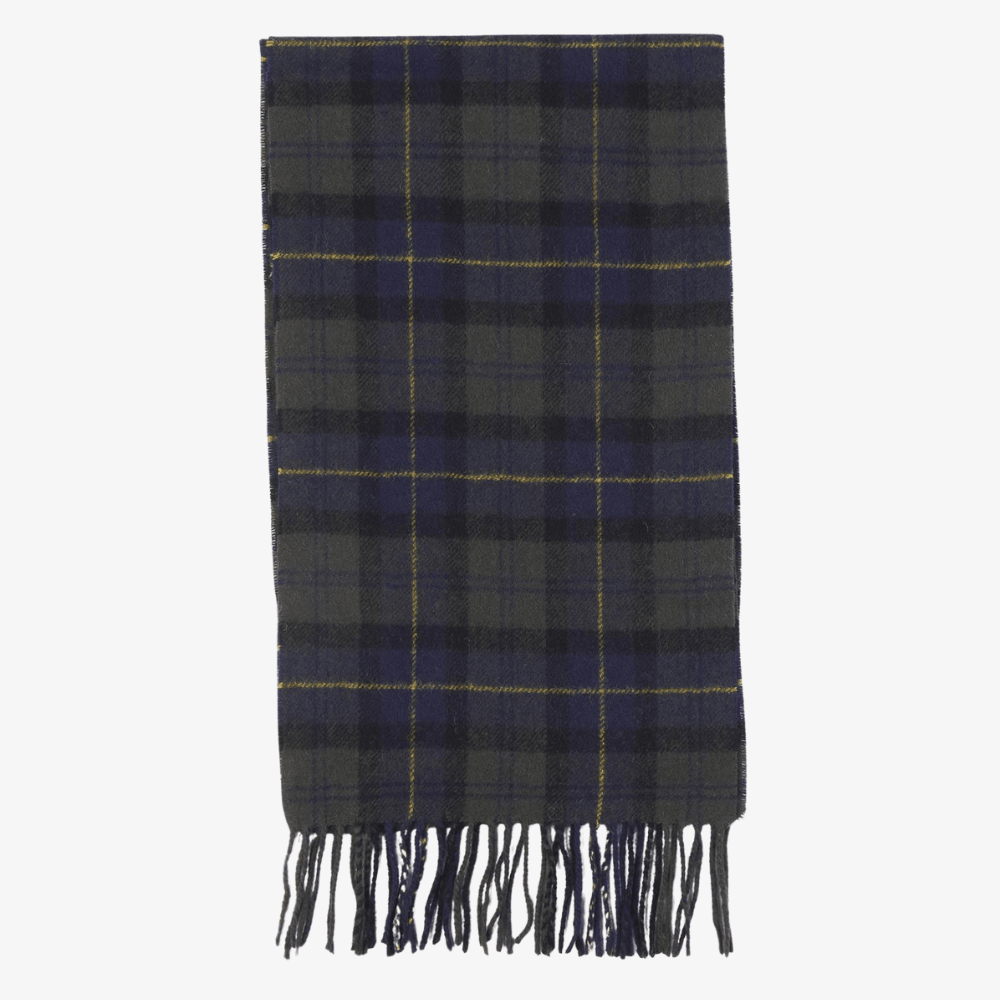 ÉCHARPE TARTAN BLEU