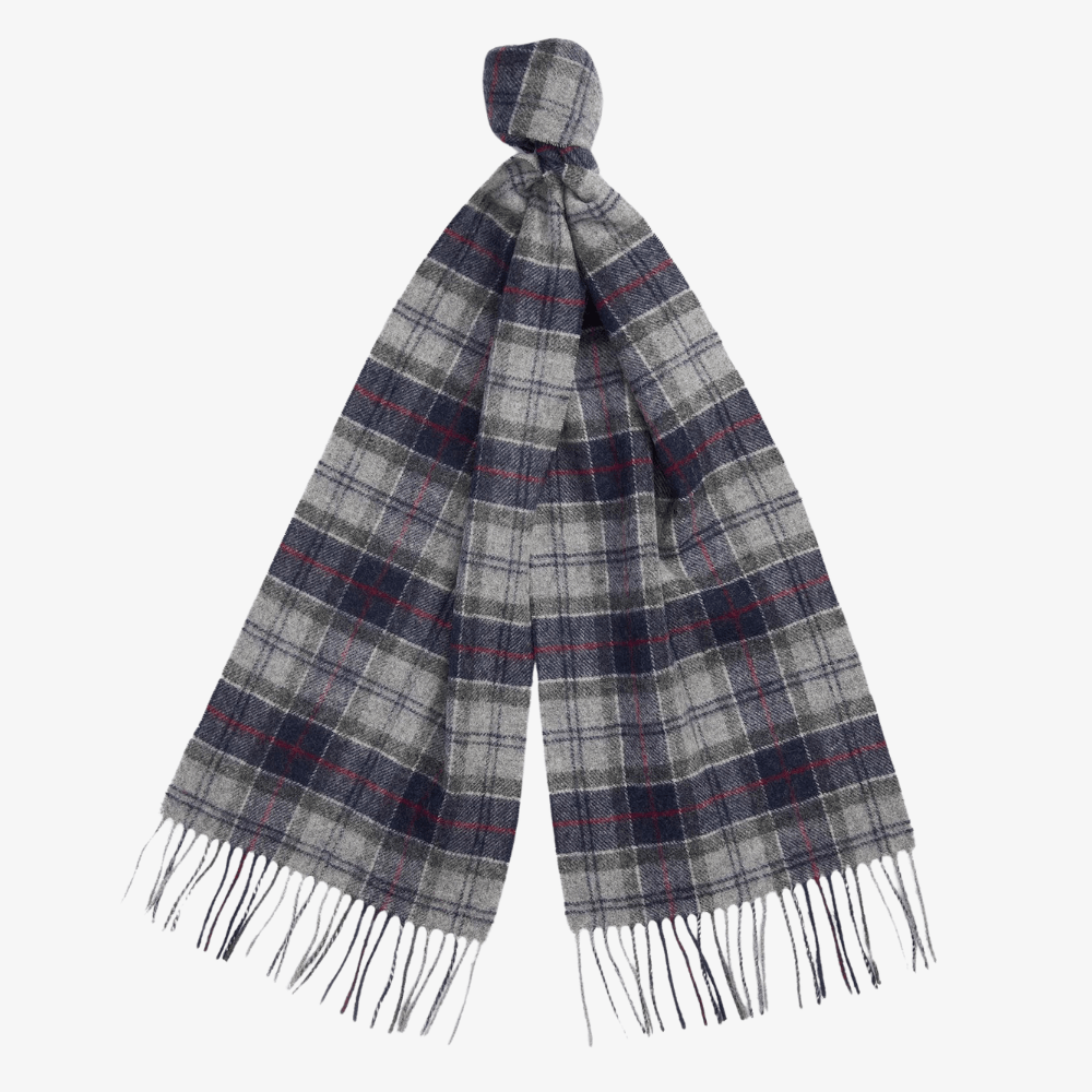 ÉCHARPE TARTAN GRIS