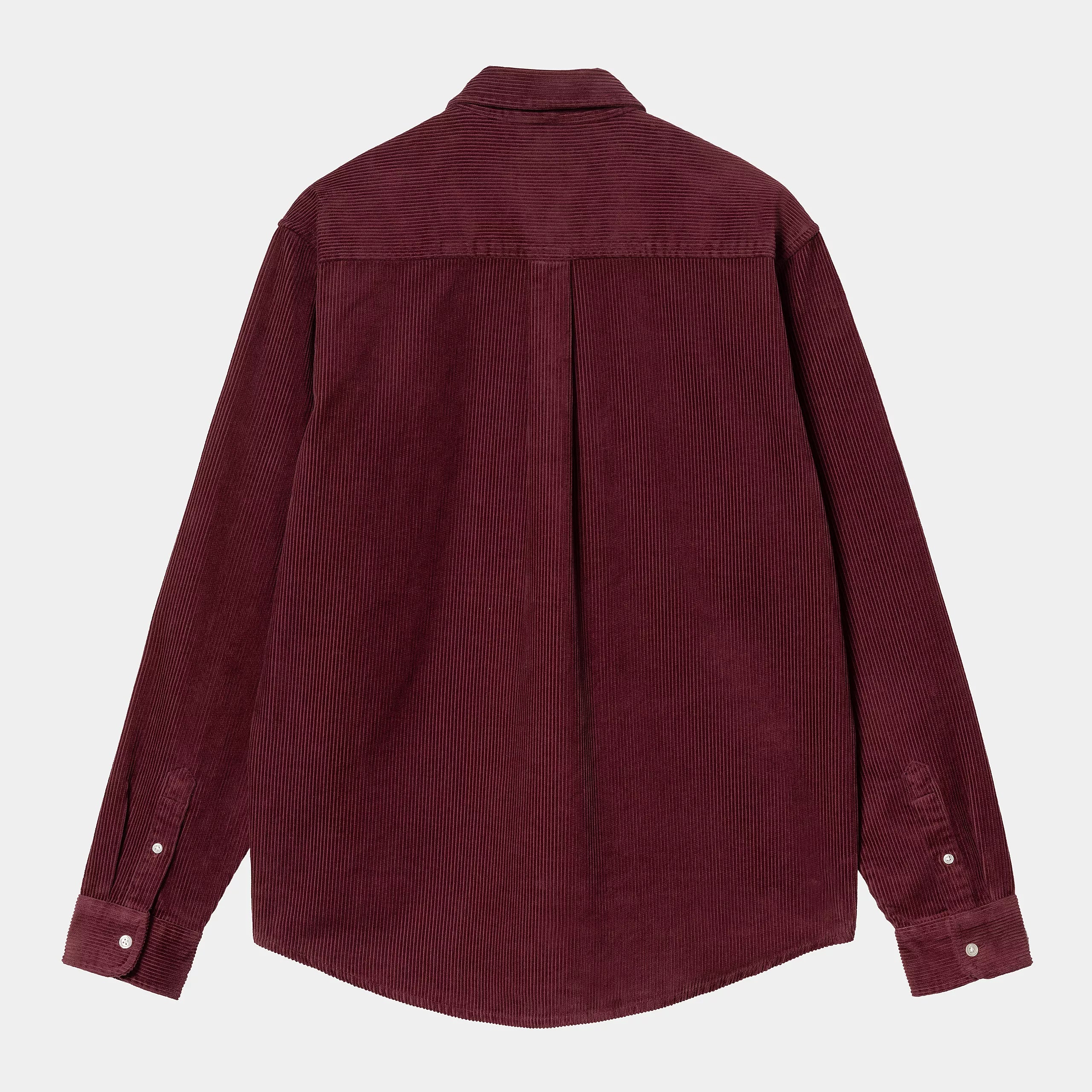 CHEMISE MADISON VELOURS - BORDEAUX CARHARTT WIP -  Klubb