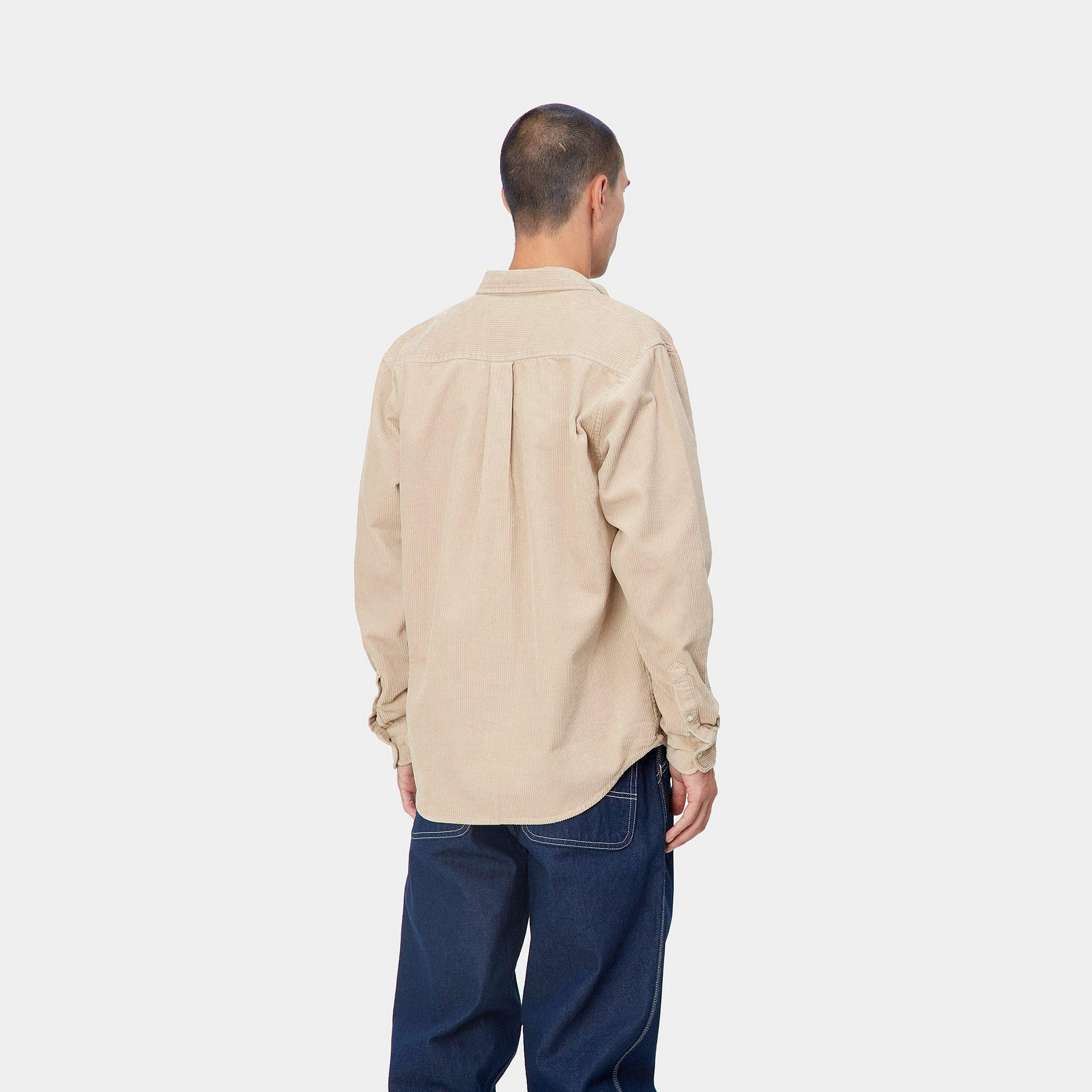 CHEMISE MADISON VELOURS - BEIGE CARHARTT WIP -  Klubb