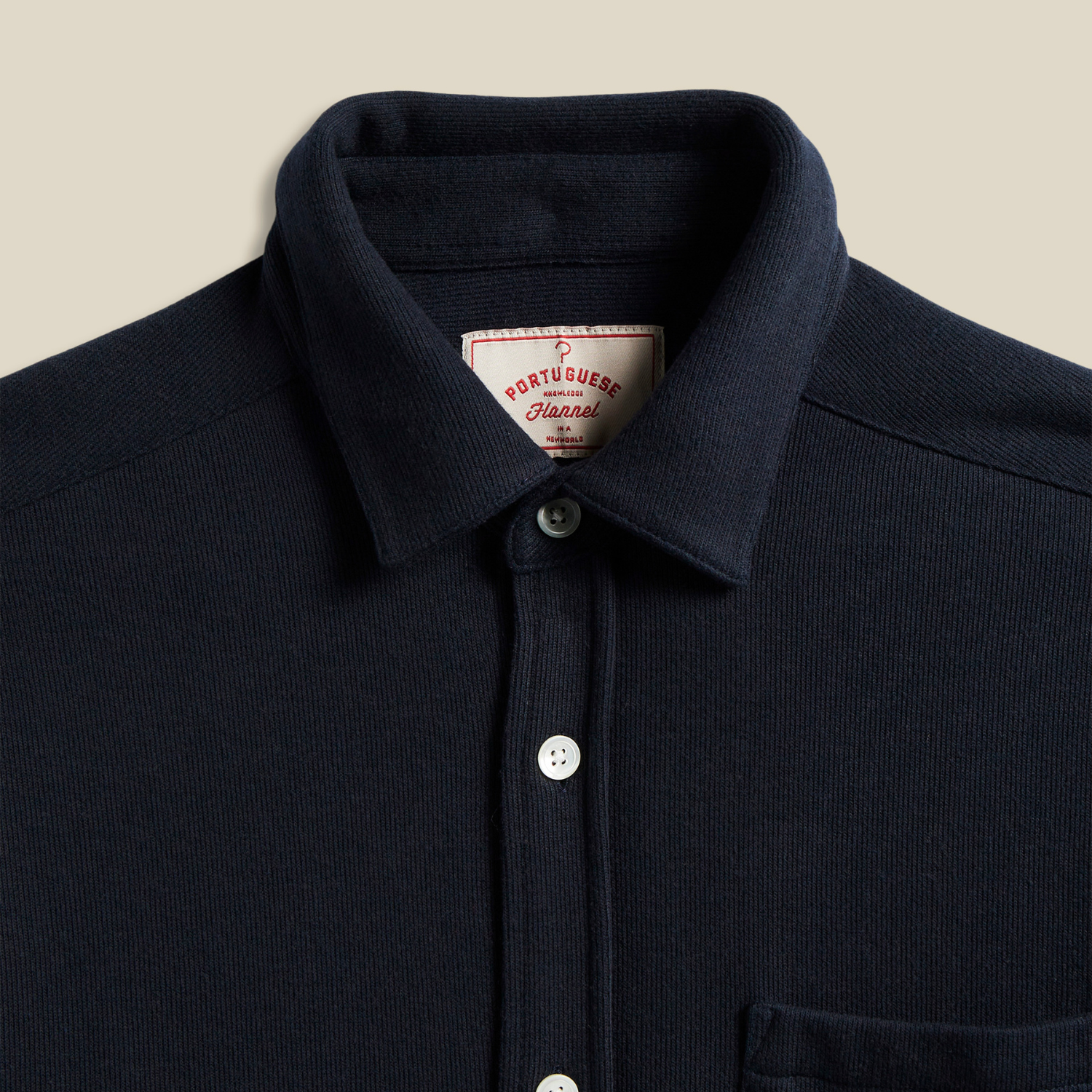 CHEMISE LAGO - NAVY PORTUGUESE FLANNEL -  Klubb