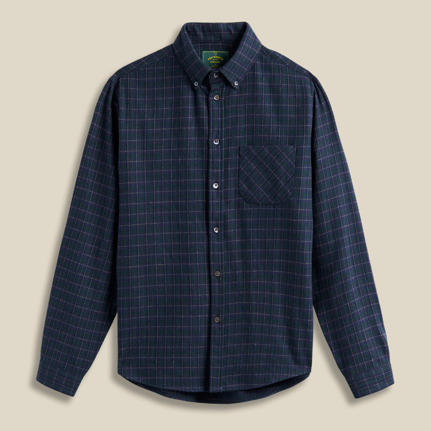 CHEMISE MINERVA - BLUEISH PORTUGUESE FLANNEL -  Klubb