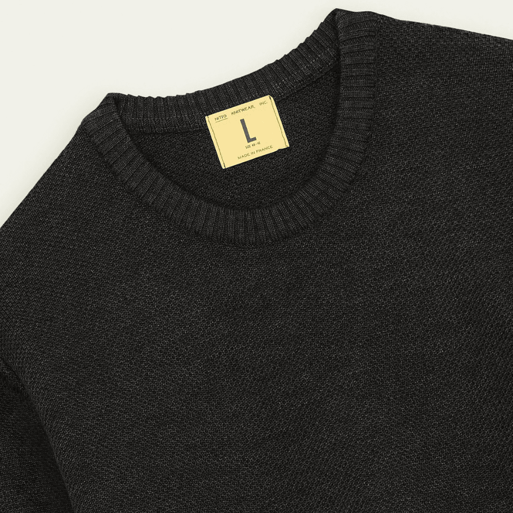 PULL YOURI - ANTHRACITE NITTO KNITWEAR -  Klubb