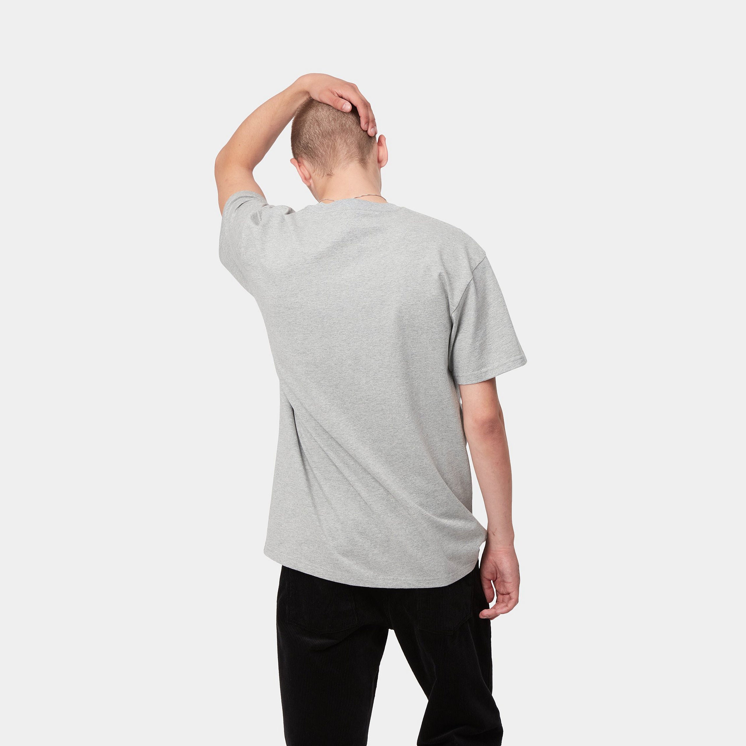 T-SHIRT CHASE - GREY HEATHER CARHARTT WIP -  Klubb