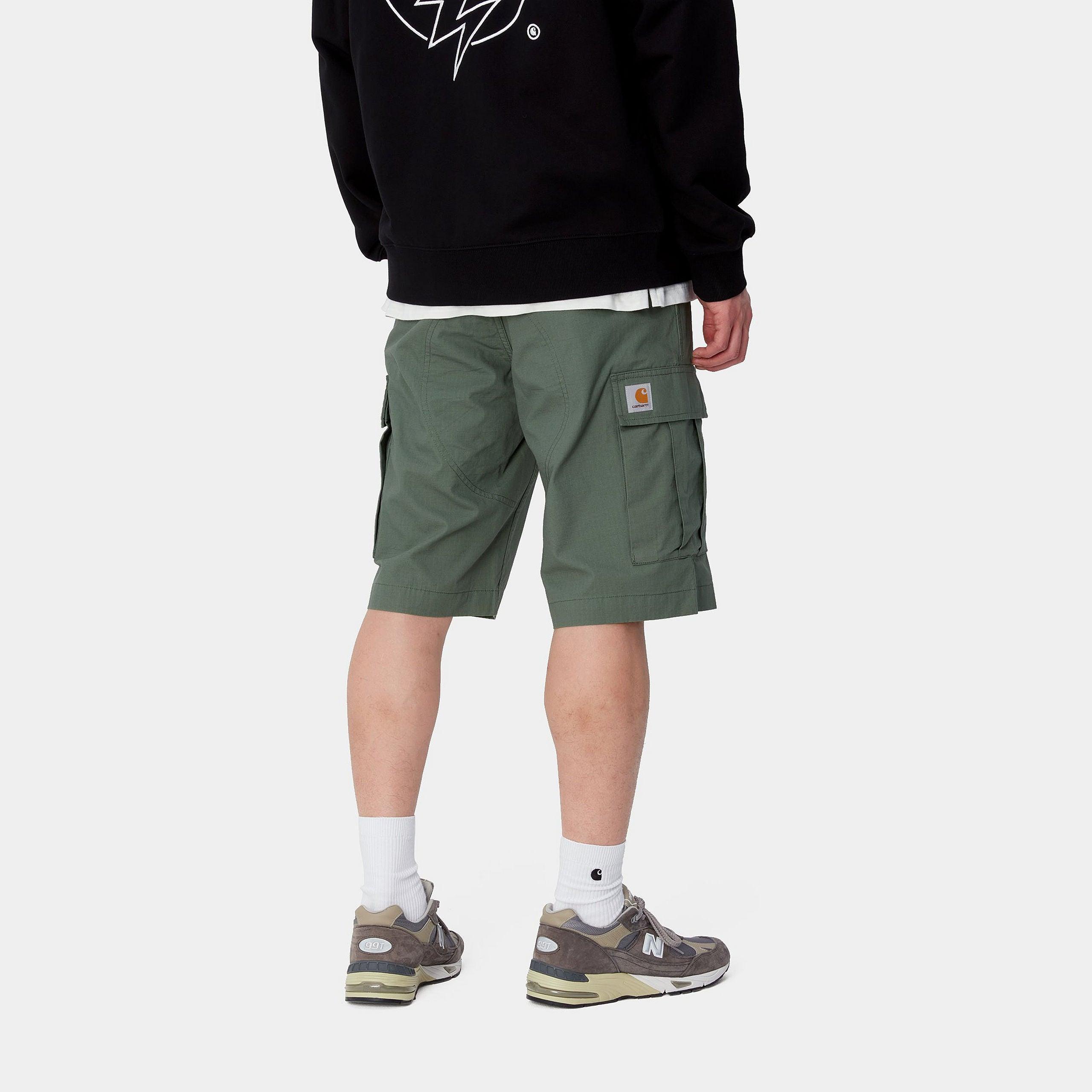 SHORT SHORT CARGO REGULAR - DUCK GREEN RINSED - CARHARTT WIP CHEZ Klubb LE MANS