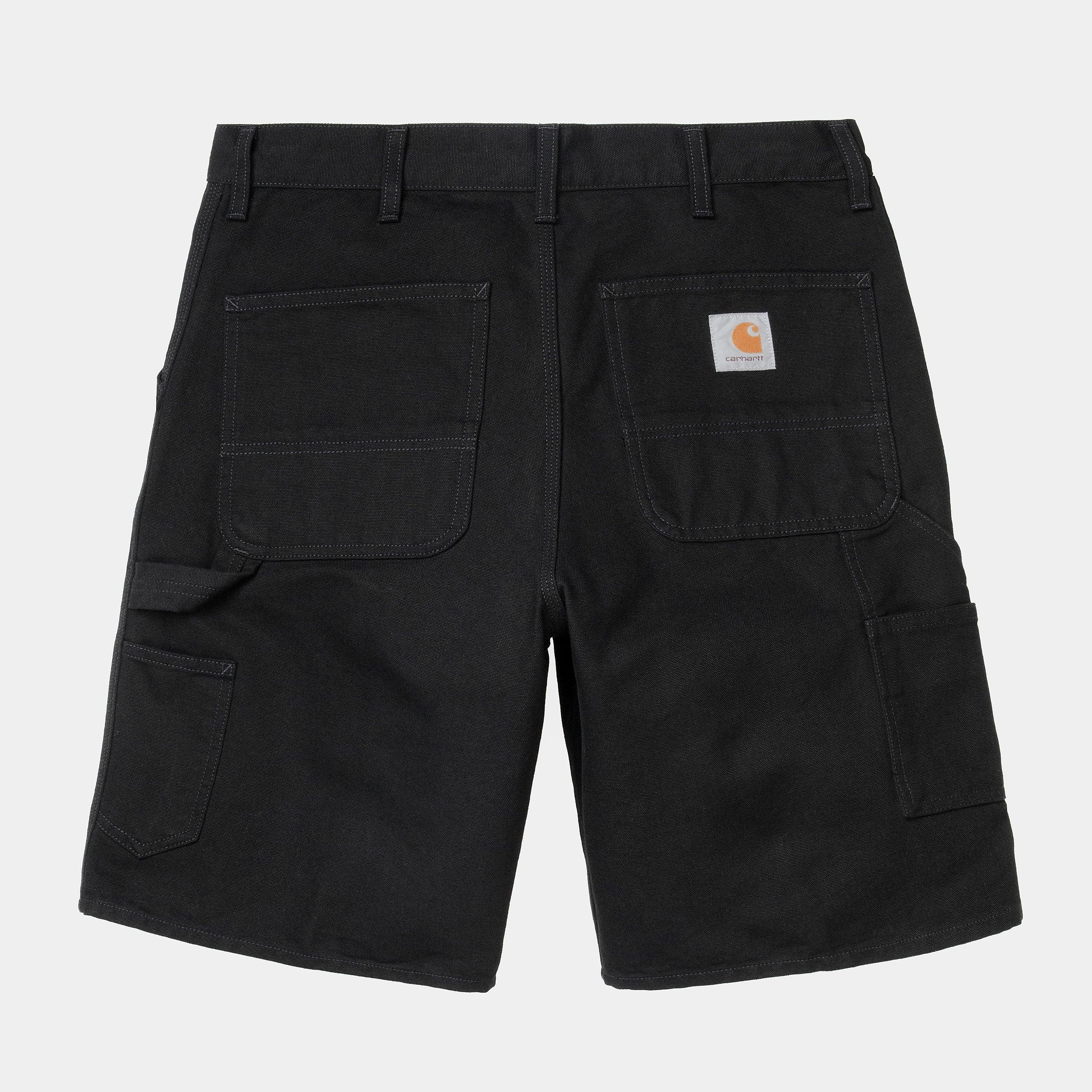 SHORT SHORT SINGLE KNEE - BLACK RINSED - CARHARTT WIP CHEZ Klubb LE MANS