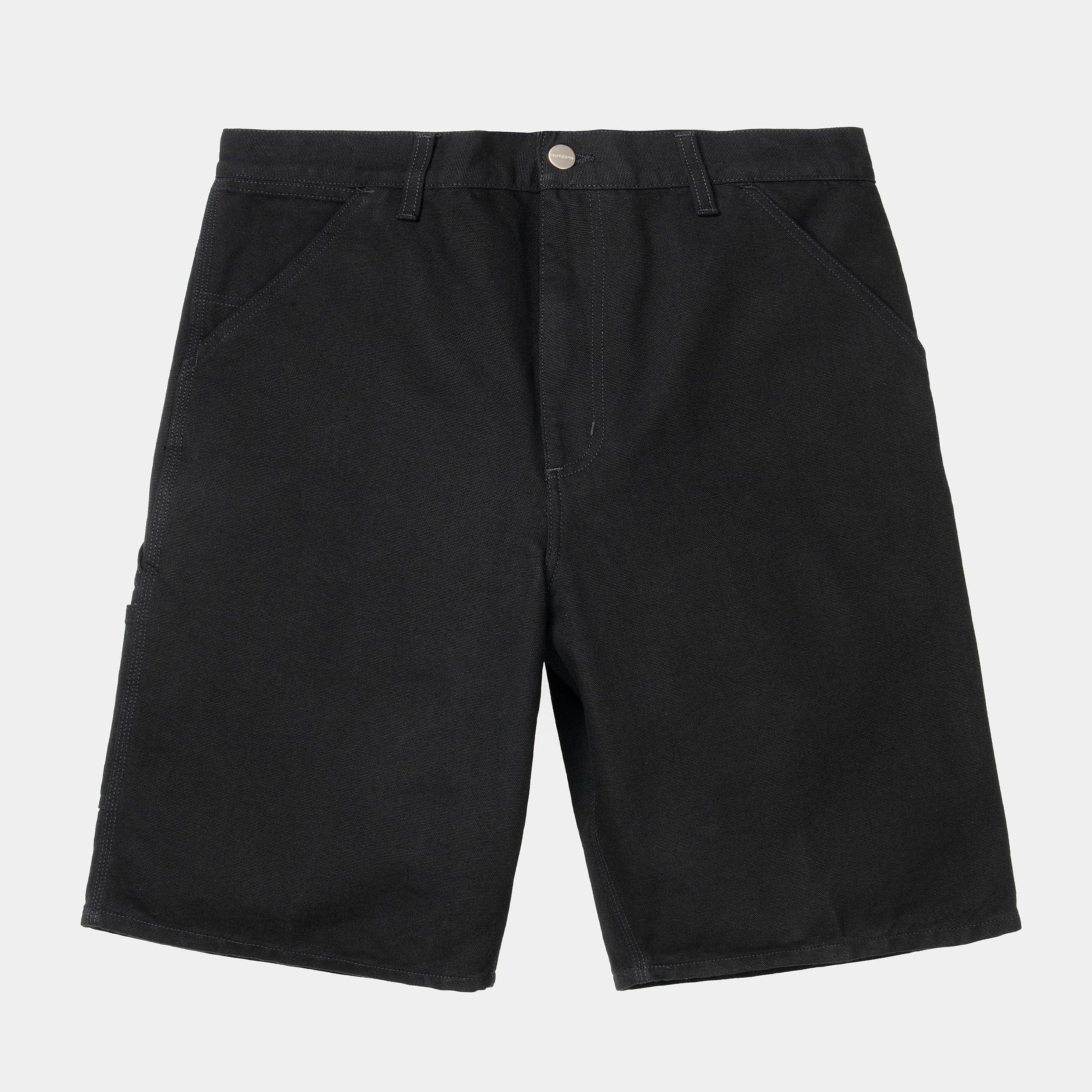 SHORT SHORT SINGLE KNEE - BLACK RINSED - CARHARTT WIP CHEZ Klubb LE MANS