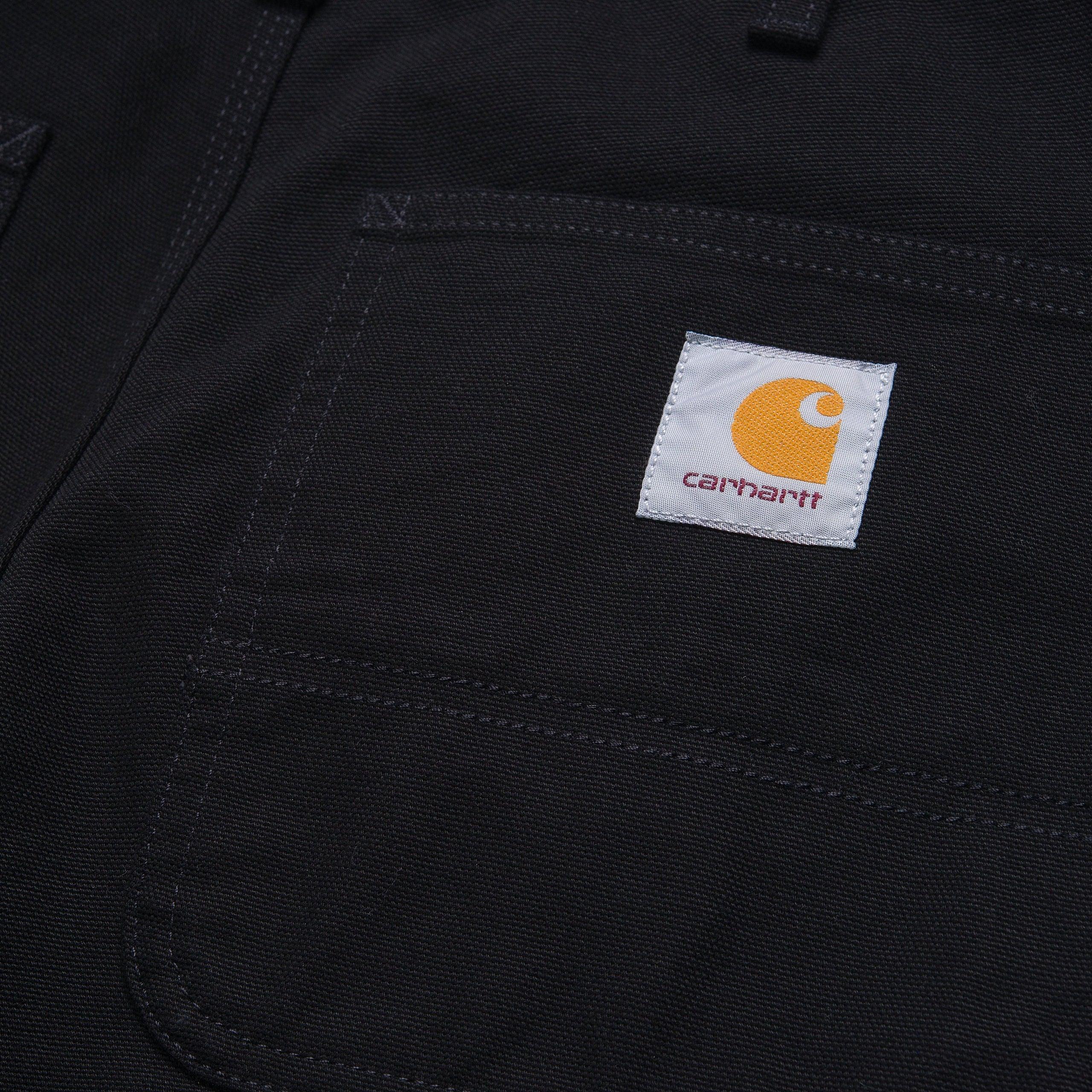 SHORT SHORT SINGLE KNEE - BLACK RINSED - CARHARTT WIP CHEZ Klubb LE MANS