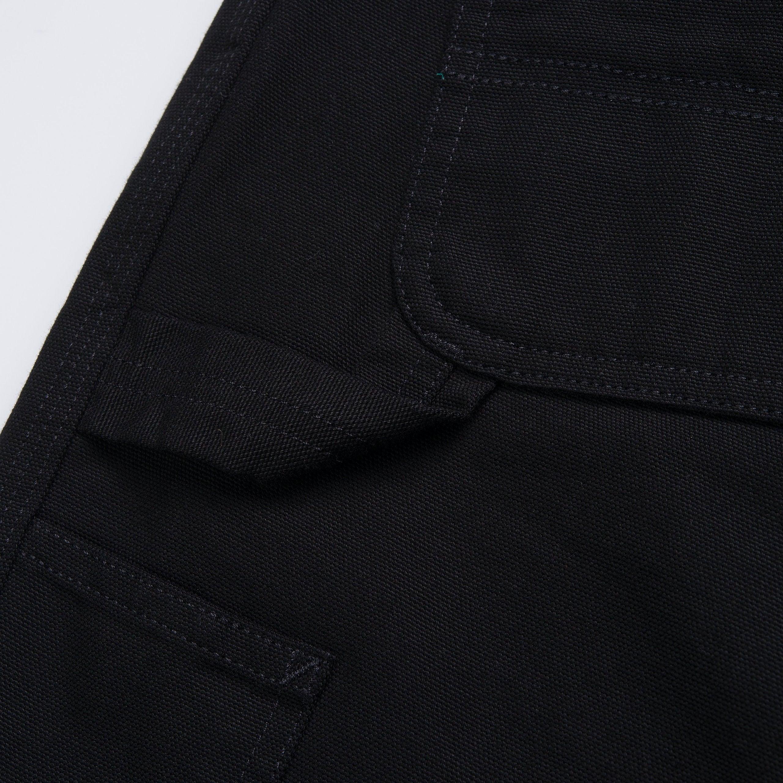 SHORT SHORT SINGLE KNEE - BLACK RINSED - CARHARTT WIP CHEZ Klubb LE MANS