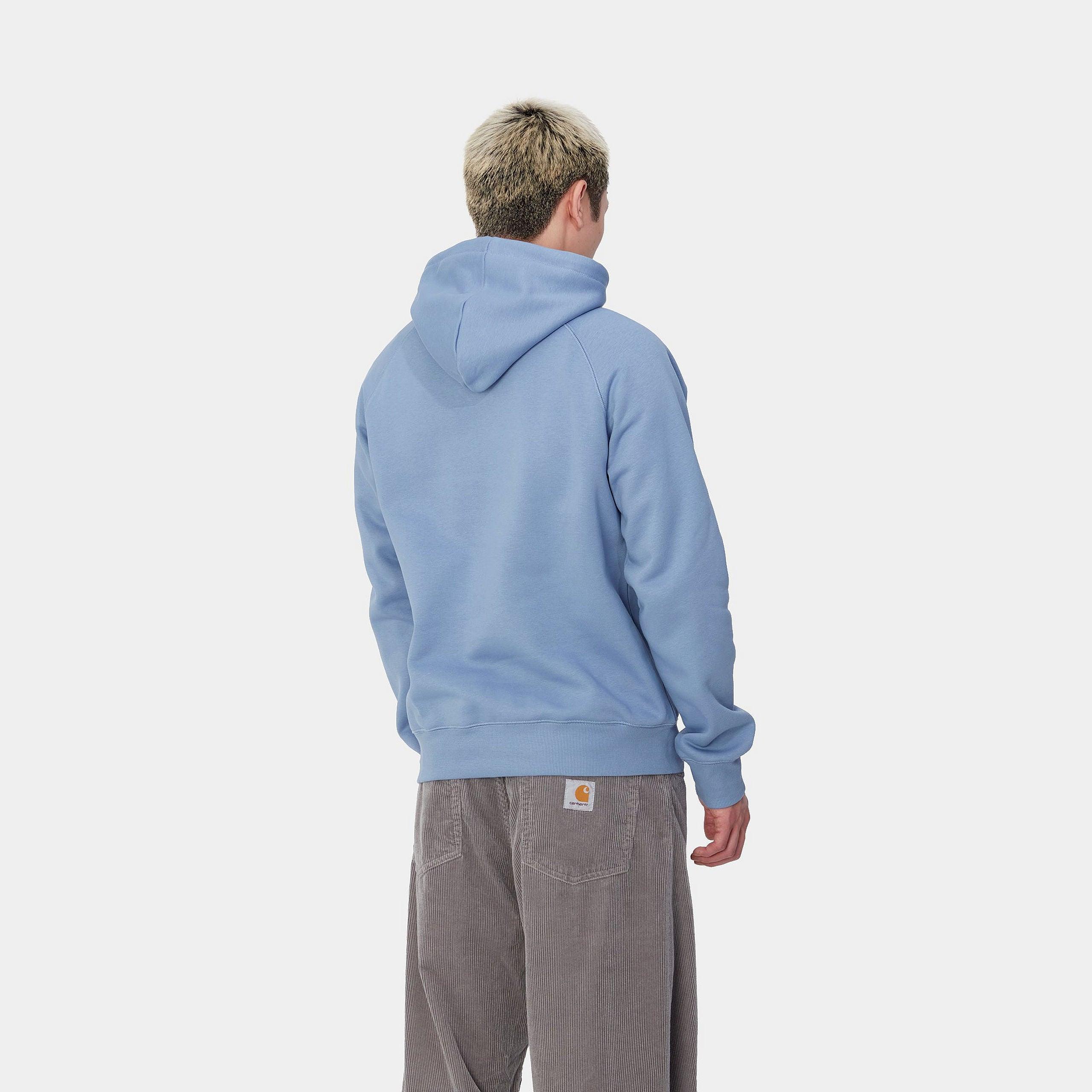 SWEAT CAPUCHE HOODIE CHASE - CHARM BLUE - CARHARTT WIP CHEZ Klubb LE MANS