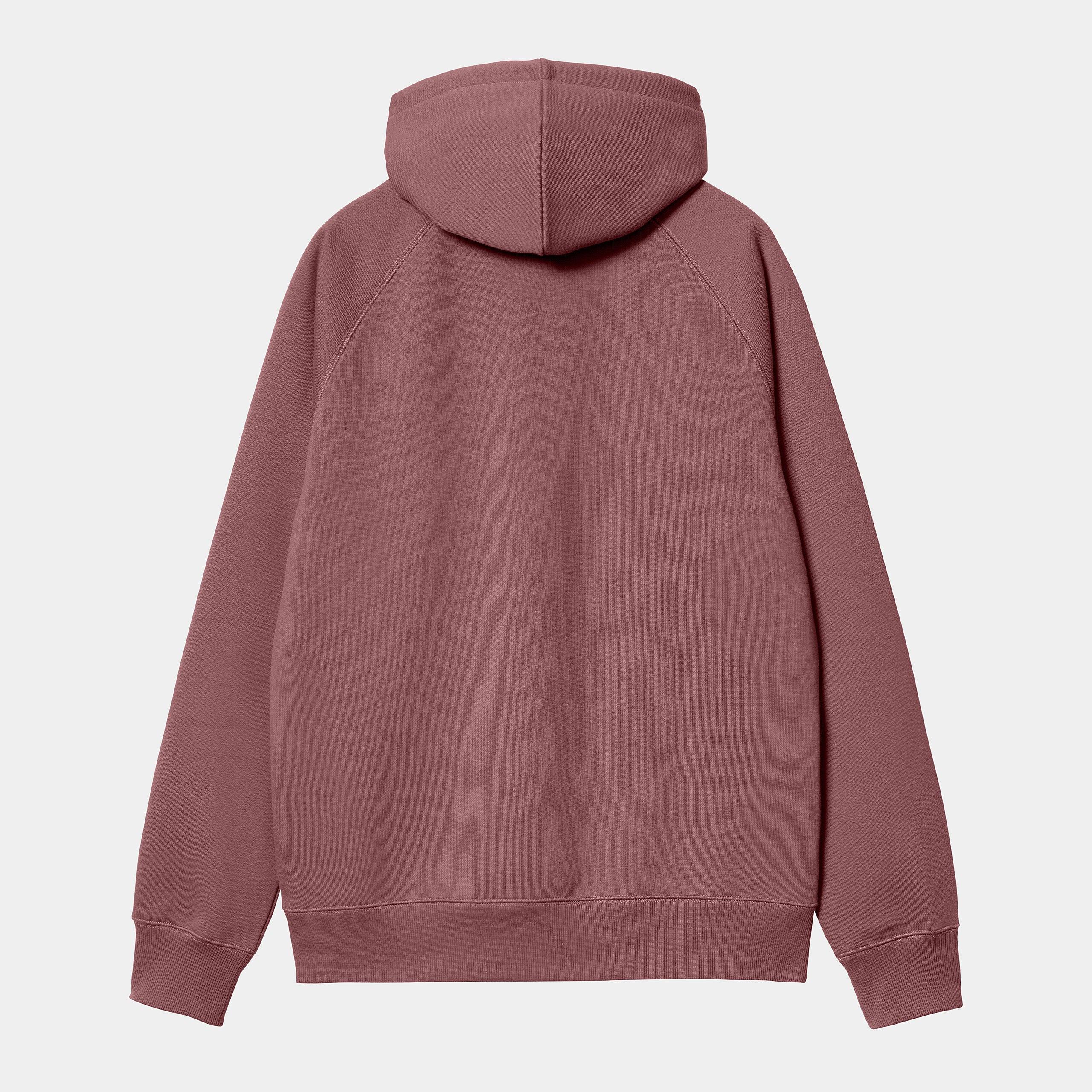 SWEAT CAPUCHE HOODIE CHASE - DUSTY FUCHIA - CARHARTT WIP CHEZ Klubb LE MANS