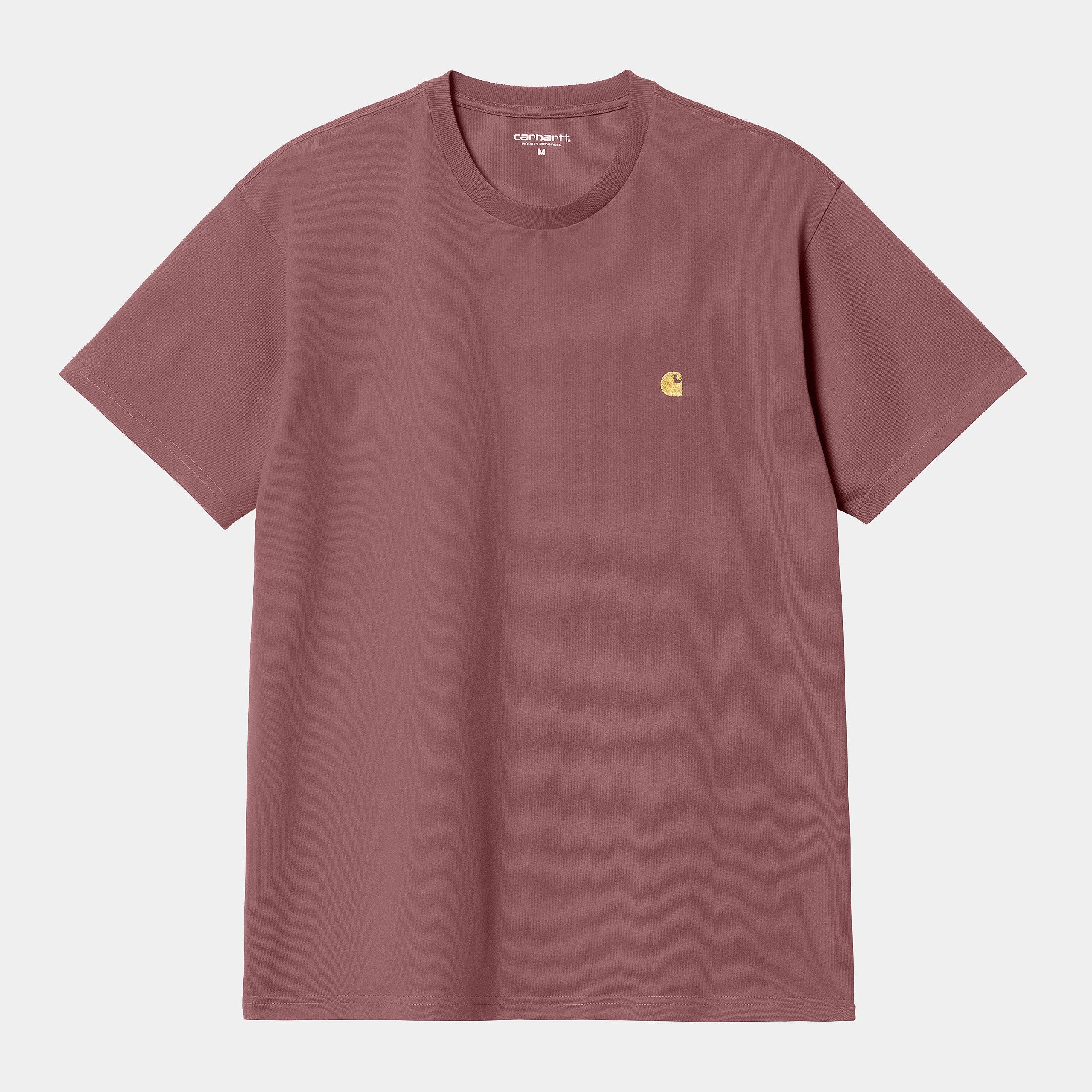 T-SHIRT T-SHIRT CHASE - DUSTY FUCHIA - CARHARTT WIP CHEZ Klubb LE MANS