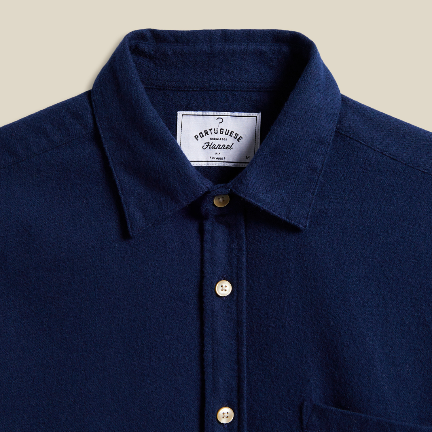 CHEMISE TECA NAVY PORTUGUESE FLANNEL -  Klubb