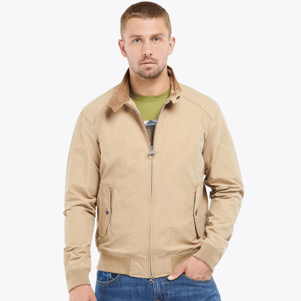 VESTE VESTE RECTIFIER BEIGE - BARBOUR INTERNATIONAL CHEZ Klubb LE MANS