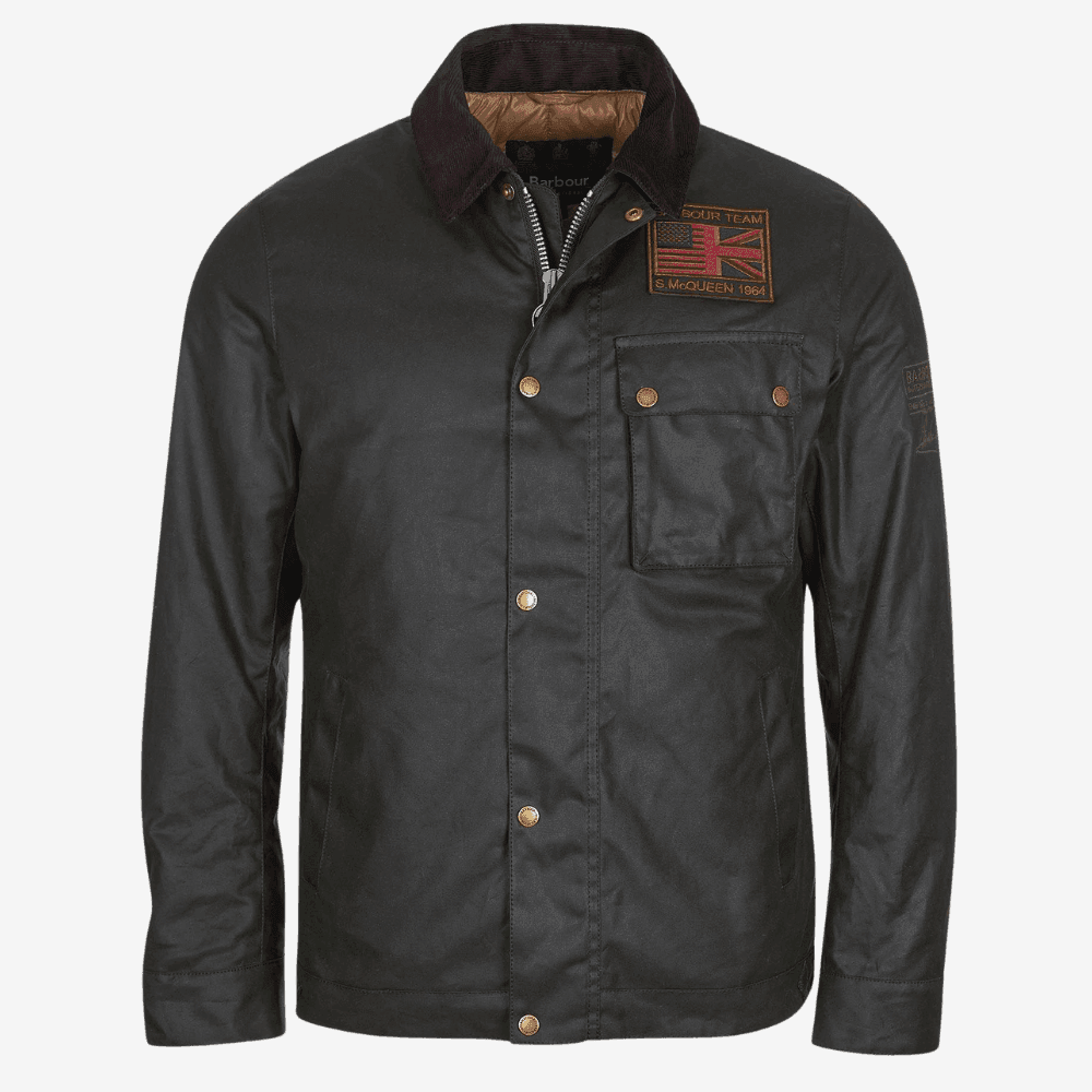 VESTE VESTE WORKERS WAX STEVE MCQUEEN - BARBOUR INTERNATIONAL CHEZ Klubb LE MANS