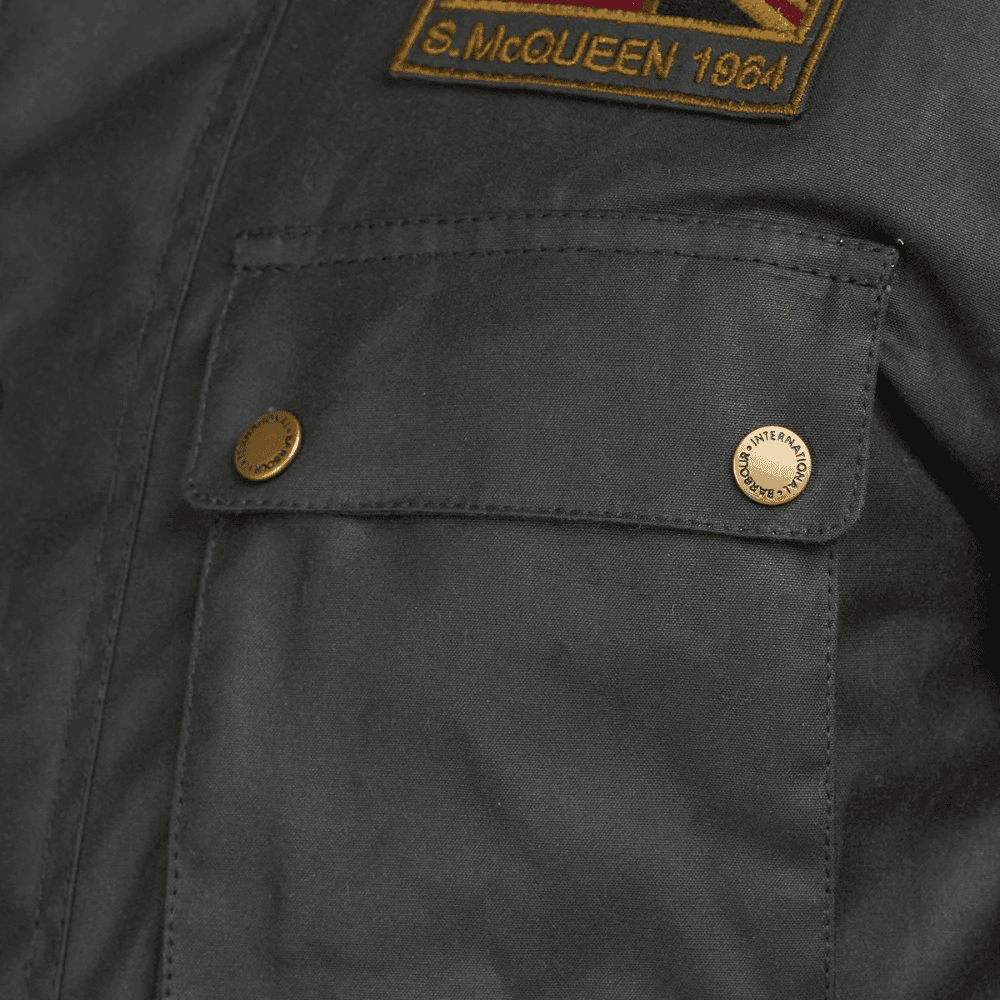 VESTE VESTE WORKERS WAX STEVE MCQUEEN - BARBOUR INTERNATIONAL CHEZ Klubb LE MANS