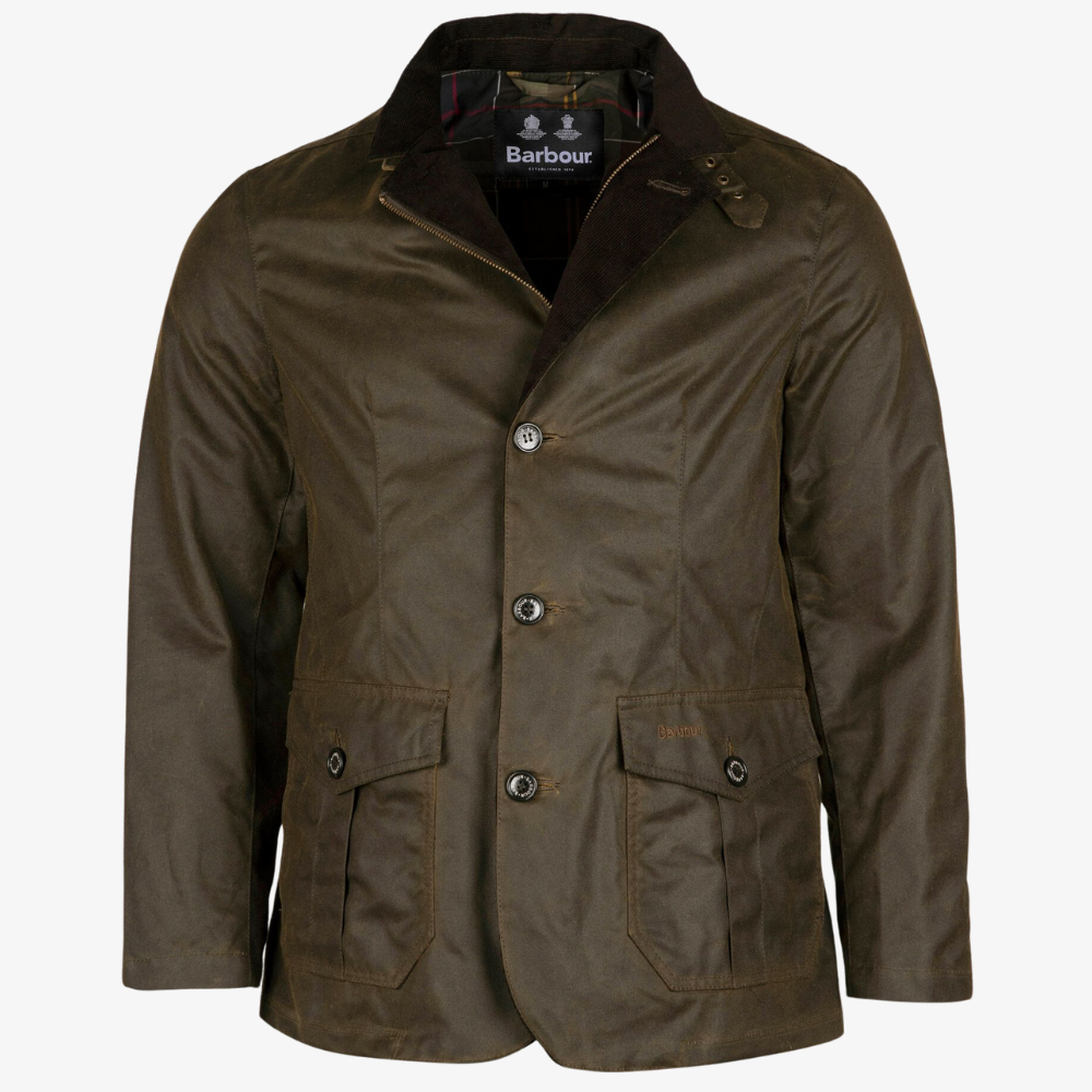 VESTE LUTZ WAX OLIVE