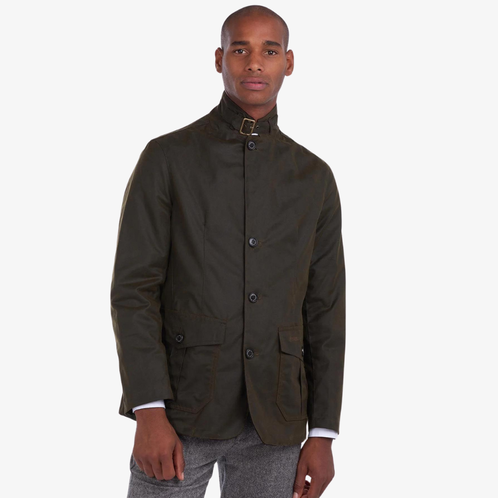 VESTE LUTZ WAX OLIVE