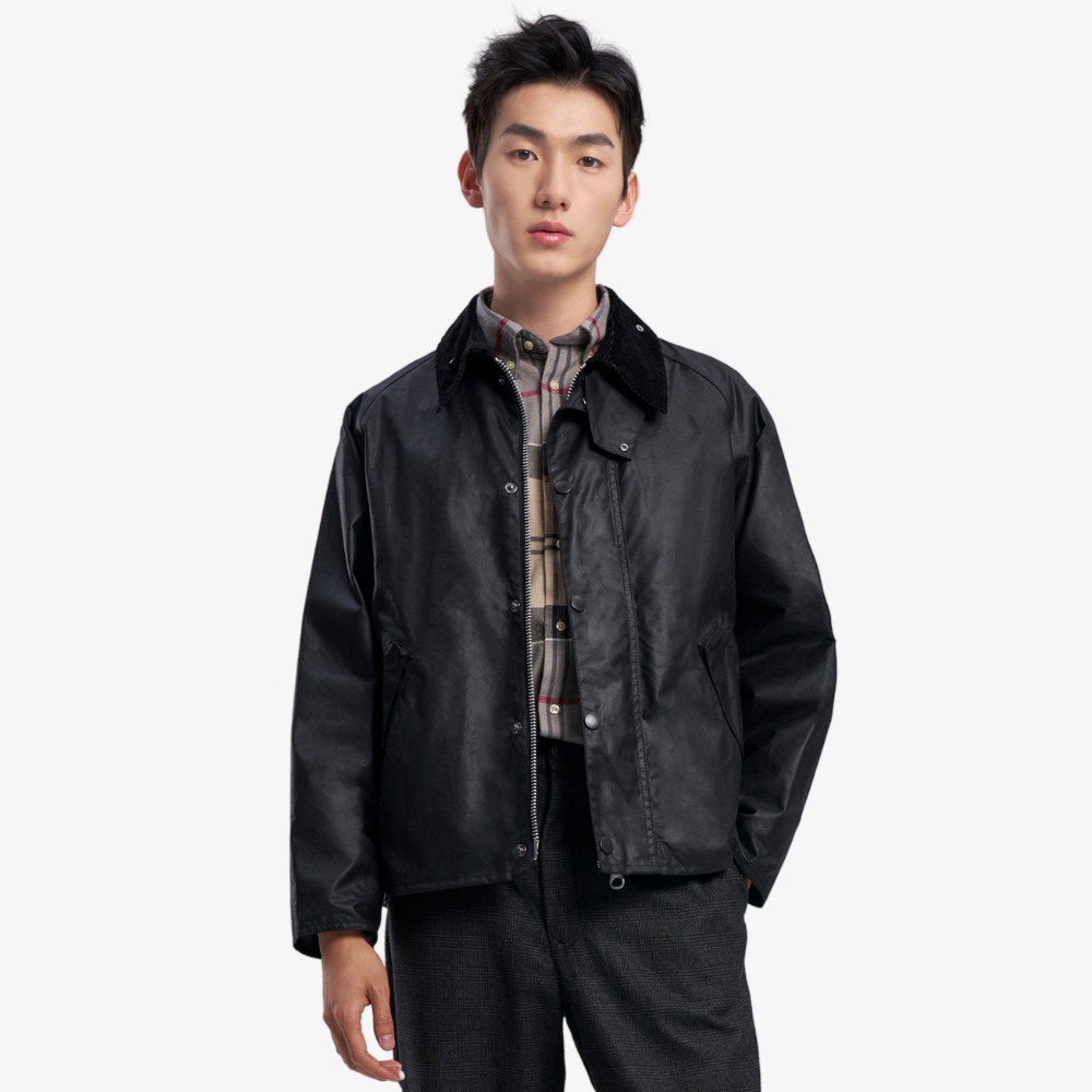 VESTE OS TRANSPORT BLACK BARBOUR -  Klubb