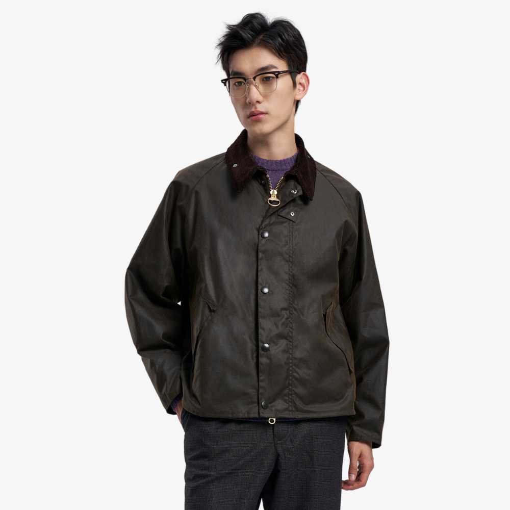 VESTE OS TRANSPORT OLIVE BARBOUR -  Klubb