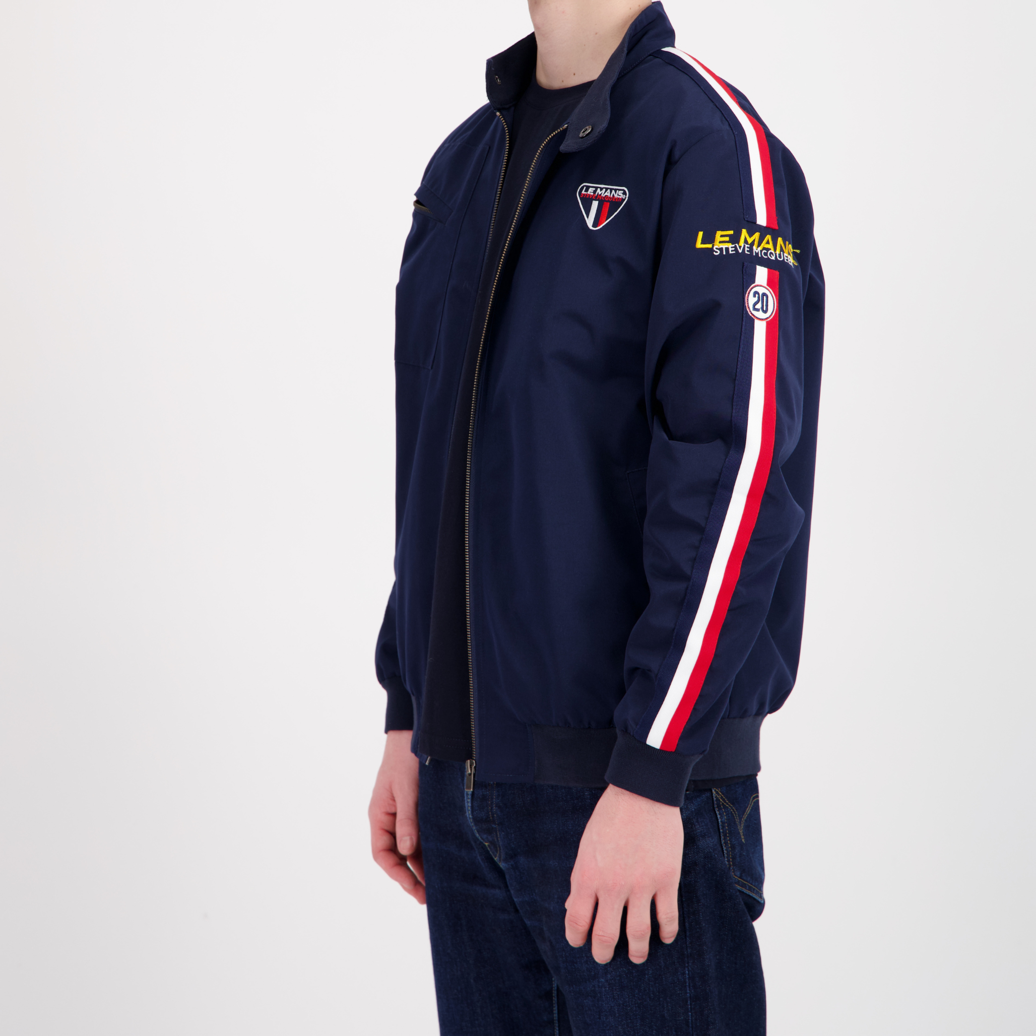 VESTE RACING - NAVY STEVE MCQUEEN LE MANS -  Klubb